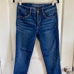 American Eagle Super Stretch Jegging Ankle Crop